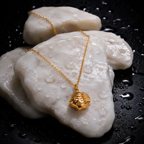 Luxury_18k_Gold_Tone_Anti-Tarnish_Ocean_Fish_Charm_Pendant_With_Stainless_Steel_Chain_|_Waterproof_&_Lightweight_Everyday_Wear