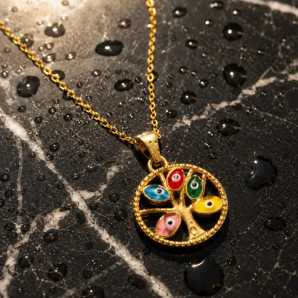 Gold_Plated_Evil_Eye_Tree_of_Life_Pendant_Necklace_for_Women_|_Colorful_Lucky_Charm_Necklace_|_Trendy_Fashion_Jewelry_Gift_for_Girls_&_Women