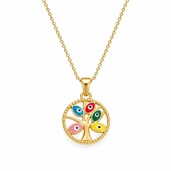Gold_Plated_Evil_Eye_Tree_of_Life_Pendant_Necklace_for_Women_|_Colorful_Lucky_Charm_Necklace_|_Trendy_Fashion_Jewelry_Gift_for_Girls_&_Women