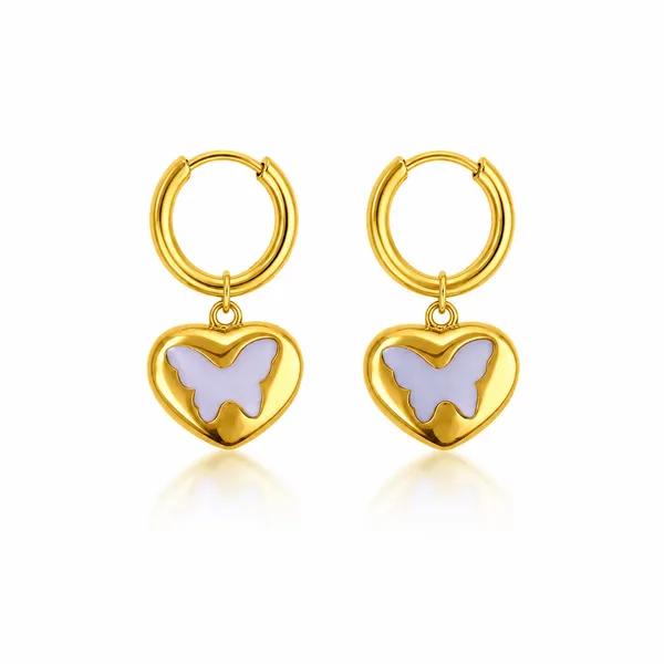 Gold_Stainless_Steel_Hoop_Earrings_With_Purple_Butterfly_Heart_Charm