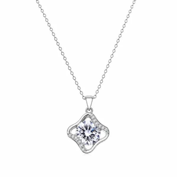 Anti_Tarnish_Stainless_Steel_316L_Crystal_Clover_Pendant_Necklace_for_Women_|_Waterproof_|_Hypoallergenic_|_Premium_Silver_Finish
