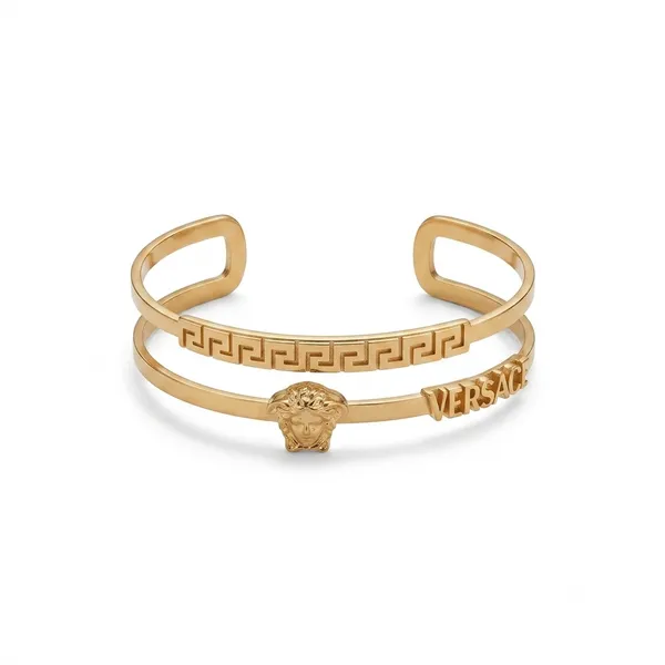 Gold_Stainless_Steel_Greek_Key_Medusa_Cuff_Bracelet_For_Women