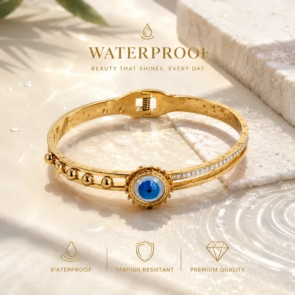 Gold_Stainless_Steel_Evil_Eye_Blue_Stone_Bracelet_For_Women