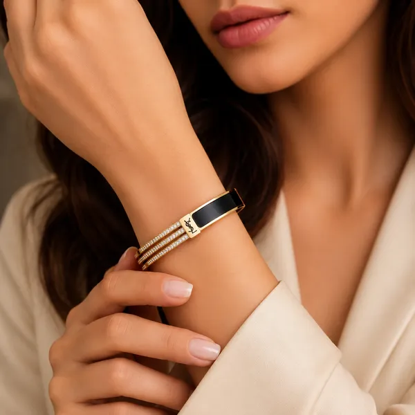 Luxury_18K_Gold_Tone_Plated_Black_Enamel_Crystal_Bracelet_for_Women_|_Anti_Tarnish_|_Waterproof_|_316L_Stainless_Steel_|_Lightweight