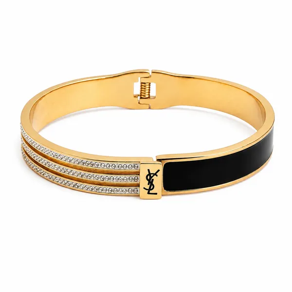 Luxury_18K_Gold_Tone_Plated_Black_Enamel_Crystal_Bracelet_for_Women_|_Anti_Tarnish_|_Waterproof_|_316L_Stainless_Steel_|_Lightweight
