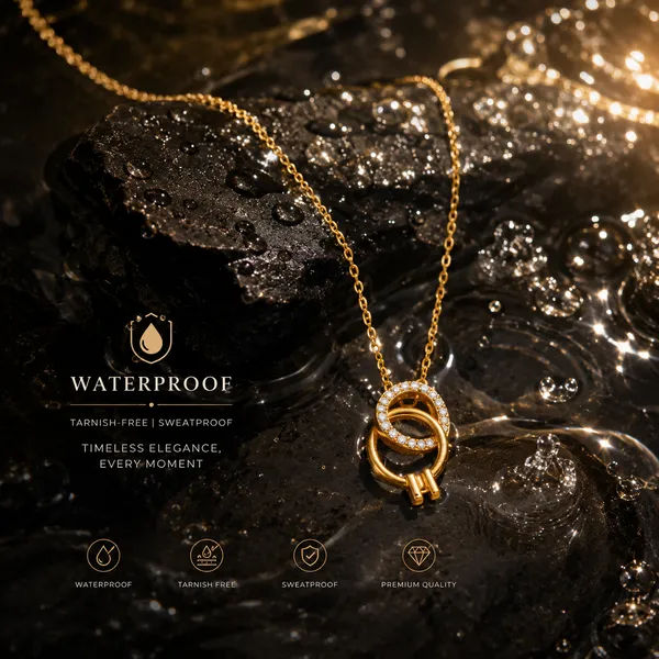 Gold_Stainless_Steel_Chain_Necklace_With_Circular_Crystal_Pendant