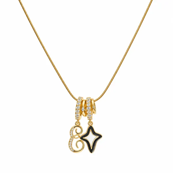 Gold_Stainless_Steel_Chain_Star_Number_Pendant_Necklace_For_Womens
