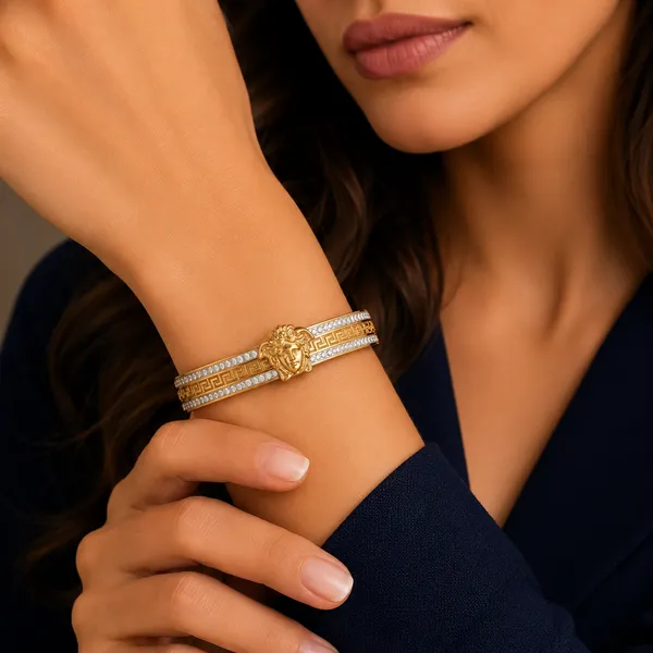 Luxury_Medusa_Crystal_Bracelet_for_Women_|_18K_Gold_Tone_Plated_|_316L_Stainless_Steel_|_Waterproof_|_Anti_Tarnish_|_Premium_Fashion_Jewellery