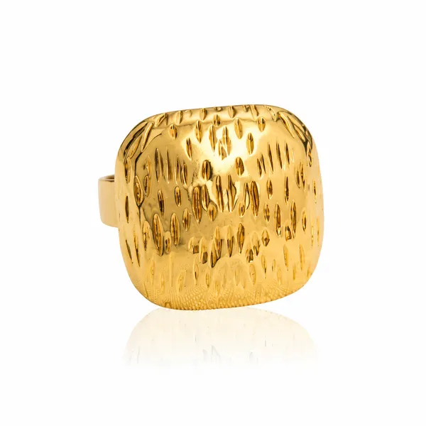 Gold_Plated_Chunky_Square_Statement_Ring_for_Women_|_Anti-Tarnish,_Waterproof_316L_Stainless_Steel_Textured_Gold_Ring_|_Everyday_&_Party_Wear_Fashion_Jewellery