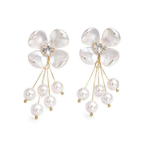 Premium_White_Floral_Pearl_Drop_Earrings_for_Women_|_Lightweight_Fashion_Jewelry_|_Elegant_Party,_Wedding_&_Daily_Wear_Earrings