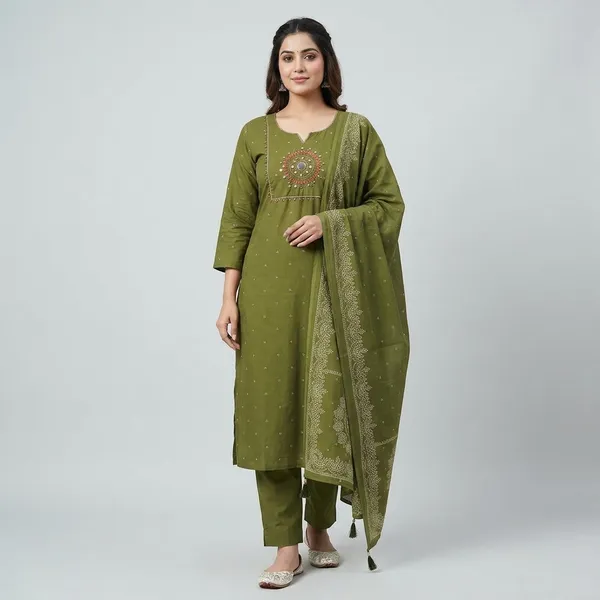 Deal_Shpere_Women_Kurti_Pant_Dupatta_Set