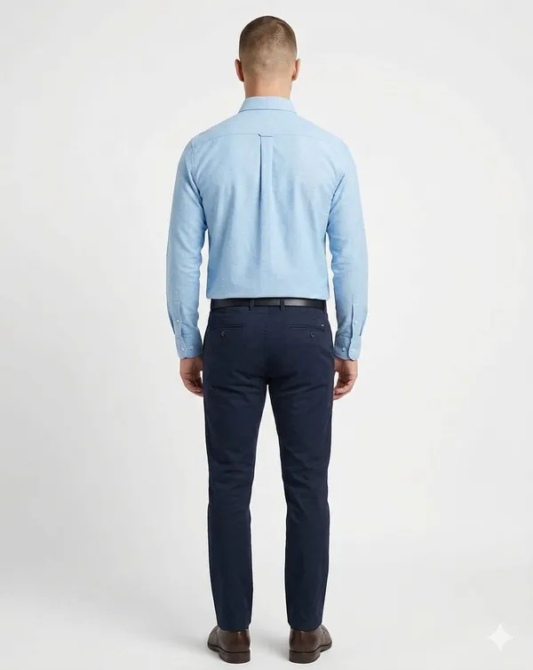 Dealshpere_Men_Solid_Casual_Light_Blue_Shirt