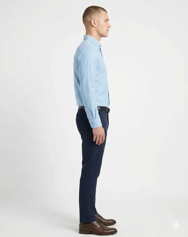 Dealshpere_Men_Solid_Casual_Light_Blue_Shirt