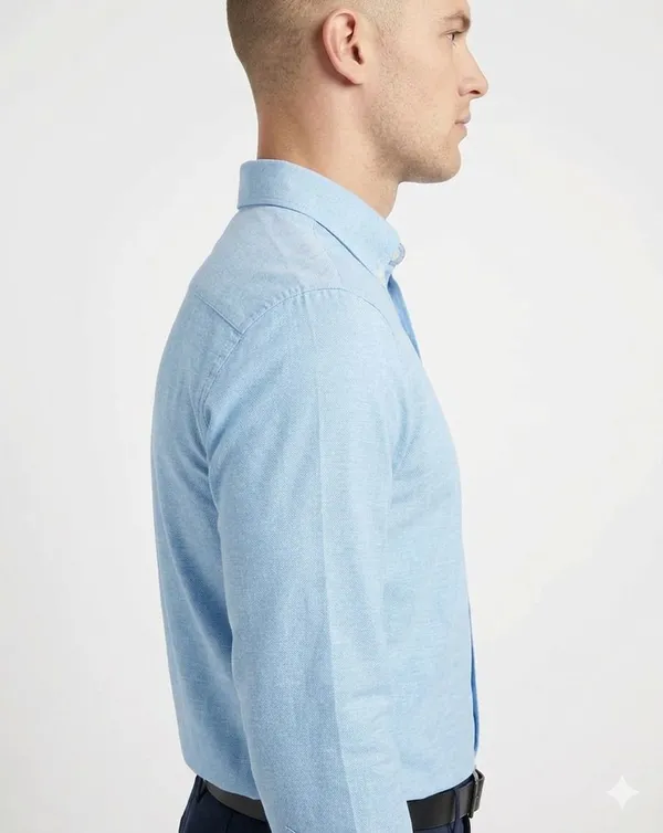 Dealshpere_Men_Solid_Casual_Light_Blue_Shirt