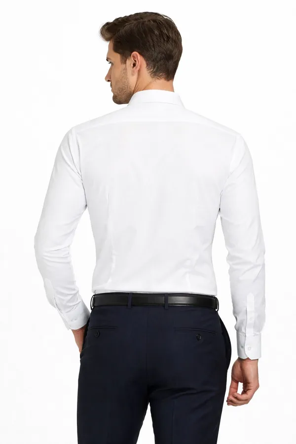 Dealshpere_Men_Solid_Casual_White,_Maroon_Shirt_(Pack_of_2)