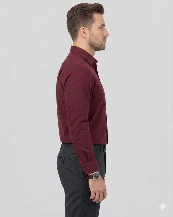 Dealshpere_Men_Solid_Casual_Black,_Maroon_Shirt_(Pack_of_2)