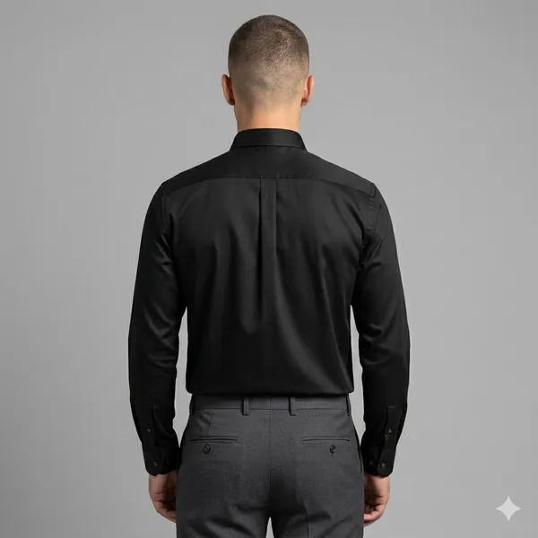 Dealshpere_Men_Solid_Casual_Black,_Maroon_Shirt_(Pack_of_2)