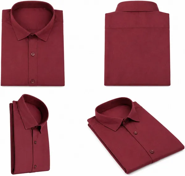 Dealshpere_Men_Solid_Formal_Maroon_Shirt