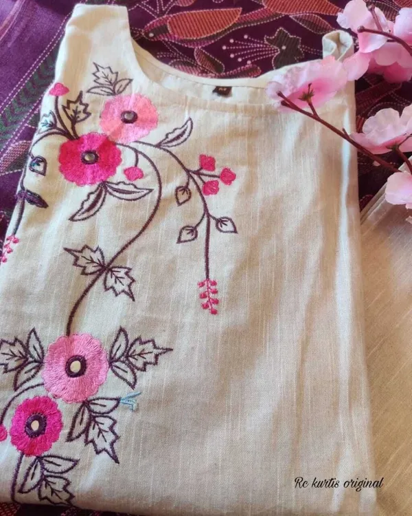 Dealshpere_Embroidered_Kurta,_Trouser/Pant_And_Dupatta_Set