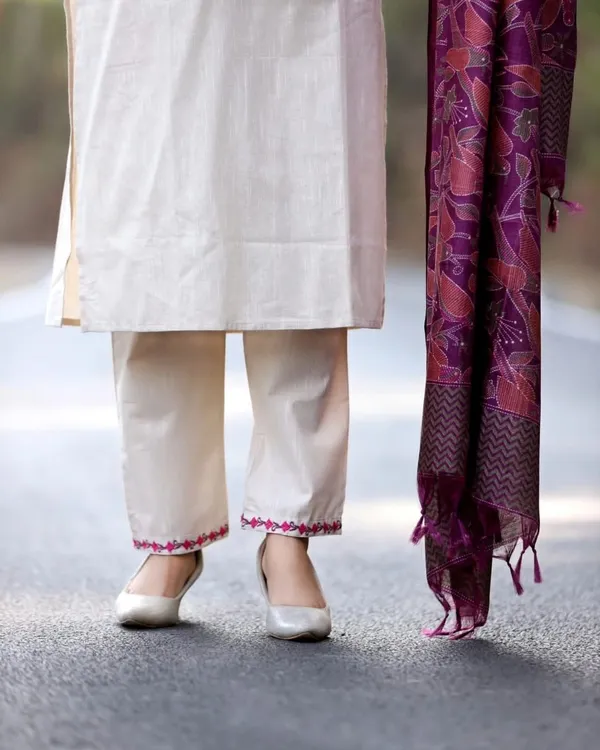 Dealshpere_Embroidered_Kurta,_Trouser/Pant_And_Dupatta_Set