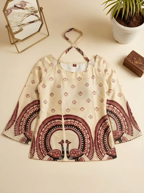 Cream_Cotton_Top_For_Women