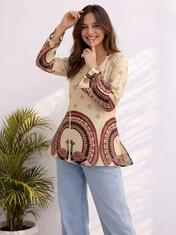 Cream_Cotton_Top_For_Women