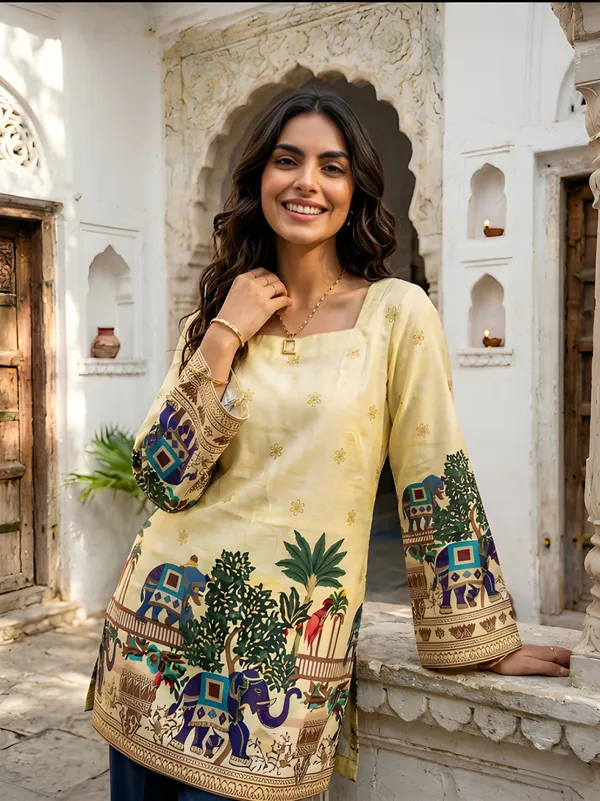 Off-White_With_Yellow_Shine_Color_Tunic