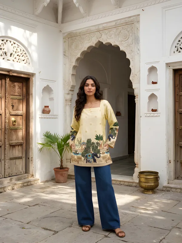 Off-White_With_Yellow_Shine_Color_Tunic