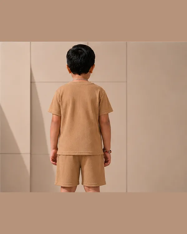 Boys_Beige_Paris_Eiffel_Tower_Printed_T-Shirt_&_Shorts_Co-ord_Set_for_Kids,_3–16_Years