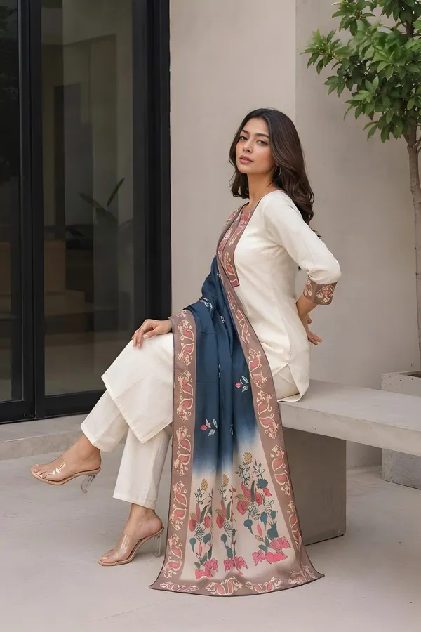 White_Roman_Silk_With_Pant_And_Dupatta