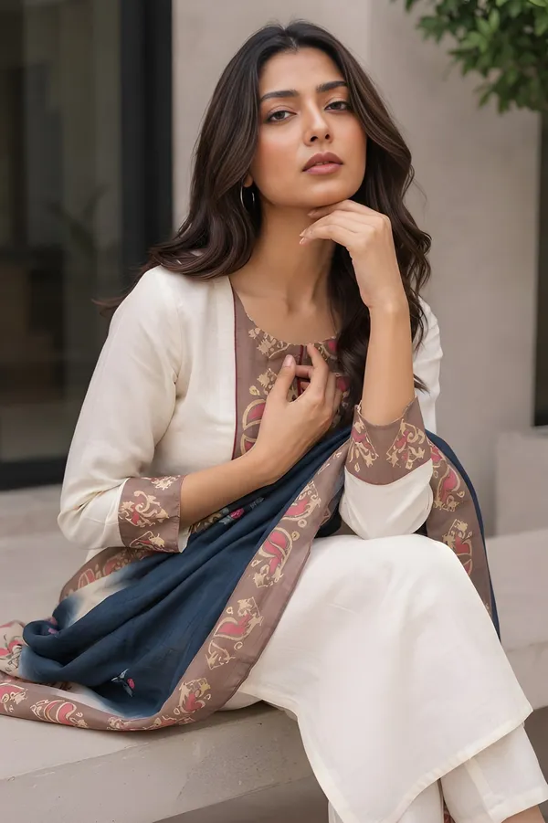 White_Roman_Silk_With_Pant_And_Dupatta