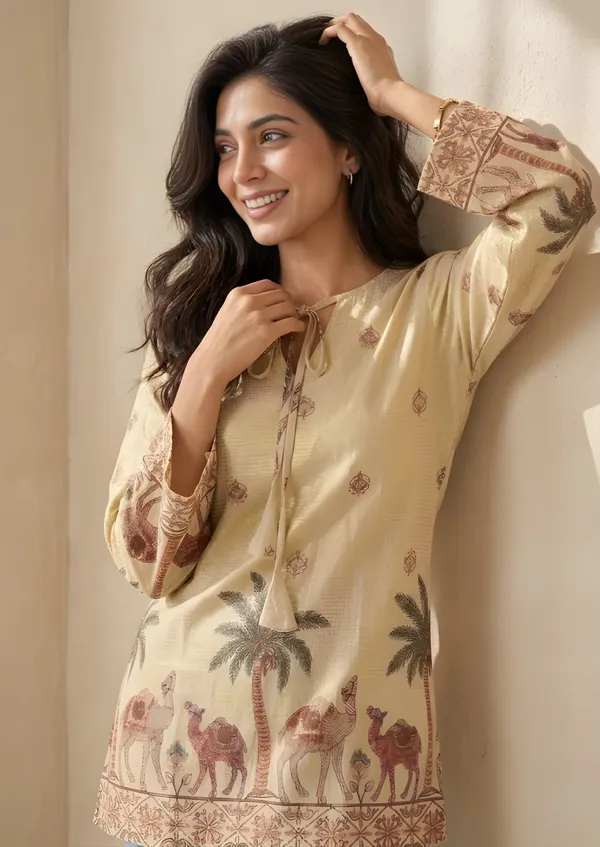 Beige_Cotton_Tunic_For_Women