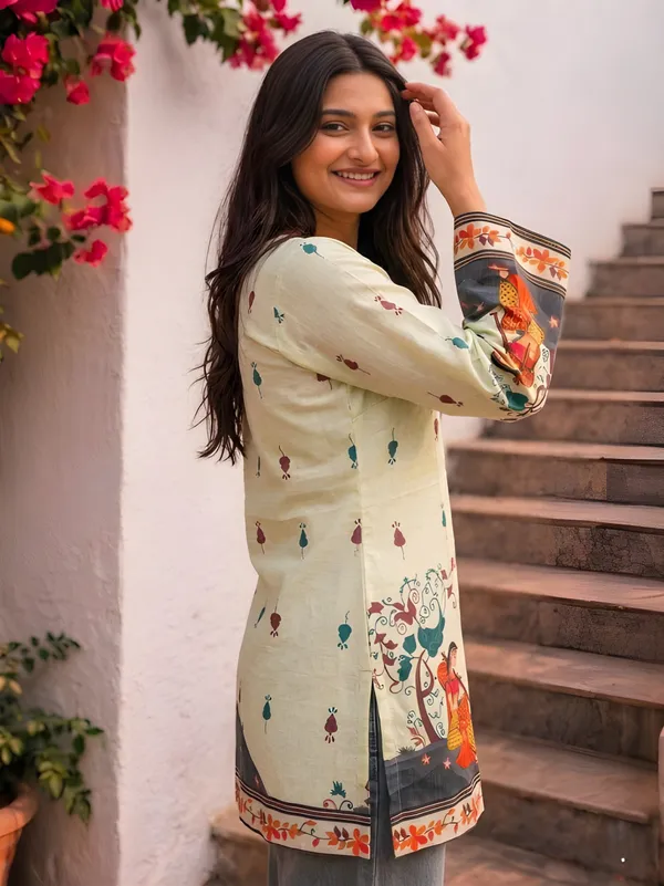 Off_White_Cotton_Kurta_For_Women