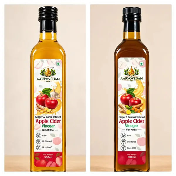 Aarvovedan_Ginger_Turmeric_Infused_Apple_Cider_Vinegar_And_Ginger_Garlic_Infused_Apple_Cider_Vinegar_|_Pack_Of_2