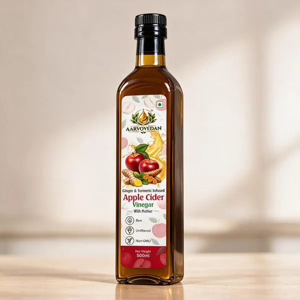 Aarvovedan_Ginger_Turmeric_Infused_Apple_Cider_Vinegar_And_Ginger_Garlic_Infused_Apple_Cider_Vinegar_|_Pack_Of_2