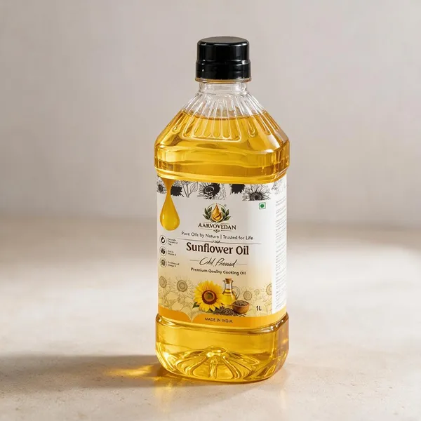 Aarvovedan_Sunflower_Oil_Cold_Pressed_1L