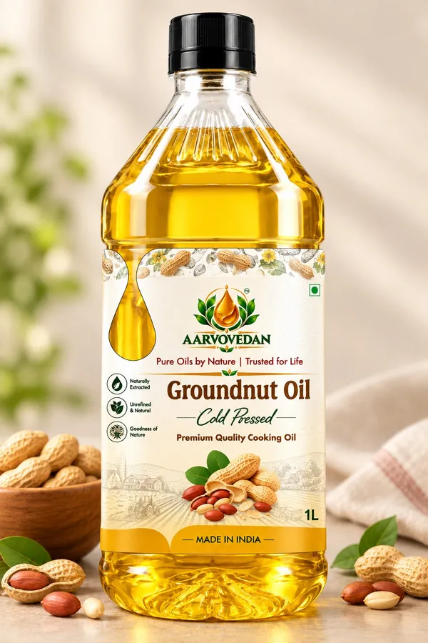 Aarvovedan_Groundnut_Oil_Cold_Pressed_1L