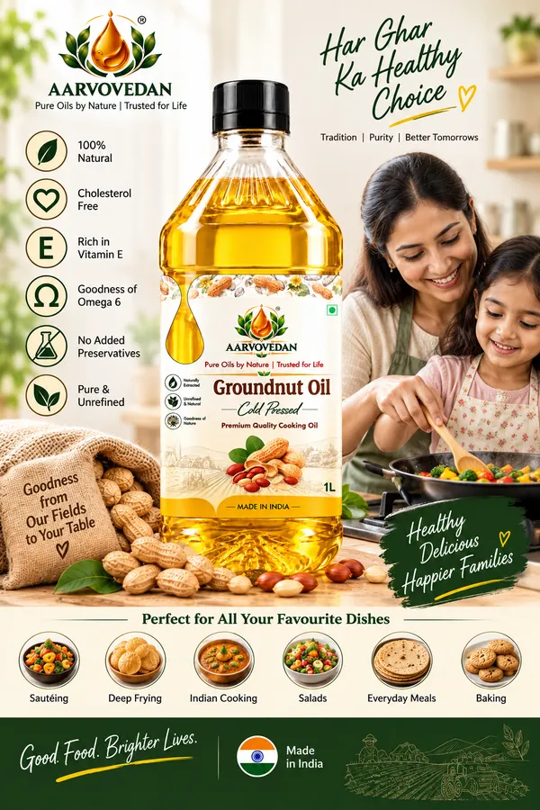 Aarvovedan_Groundnut_Oil_Cold_Pressed_1L
