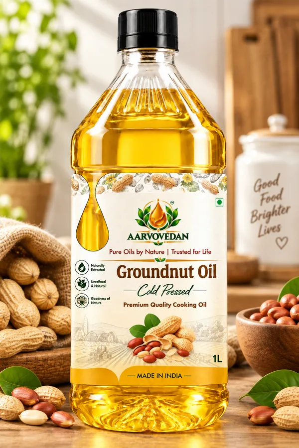 Aarvovedan_Groundnut_Oil_Cold_Pressed_1L