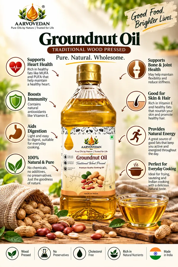Aarvovedan_Groundnut_Oil_Wood_Pressed_1L