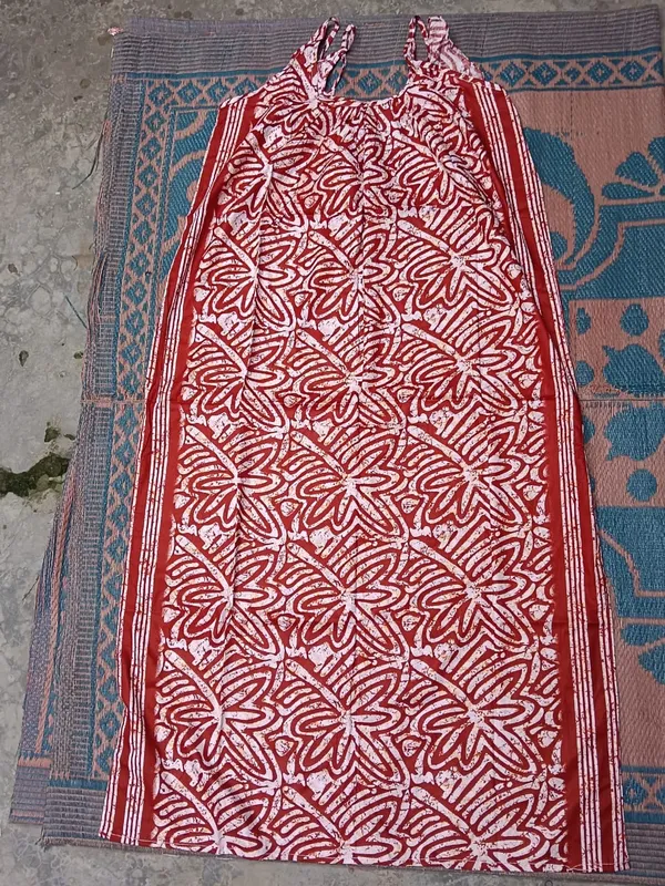 Red_Cotton_Floral_Print_Sleeveless_Maxi_Dress_For_Women