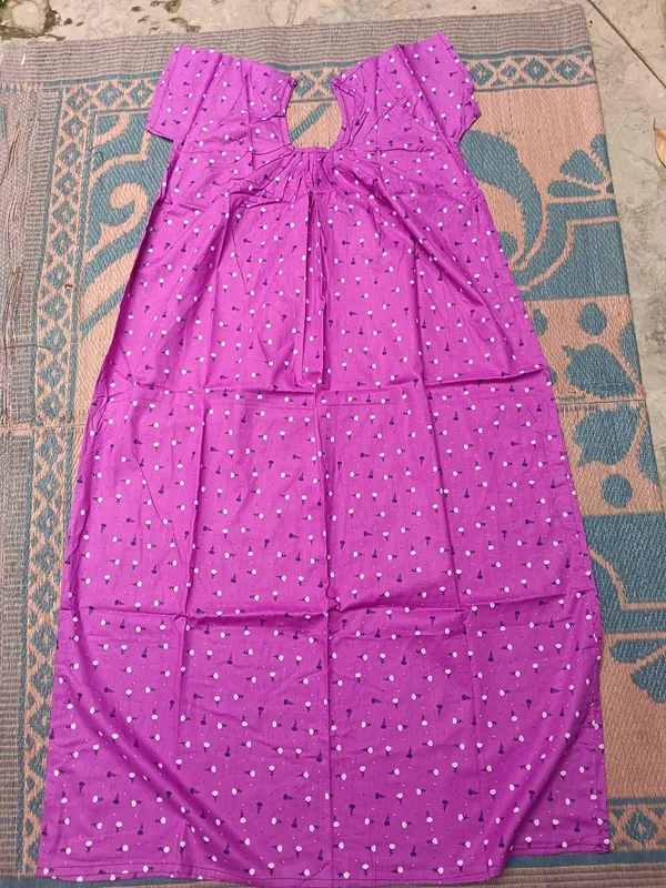Purple_Cotton_Printed_Sleeveless_Nighty_For_Women