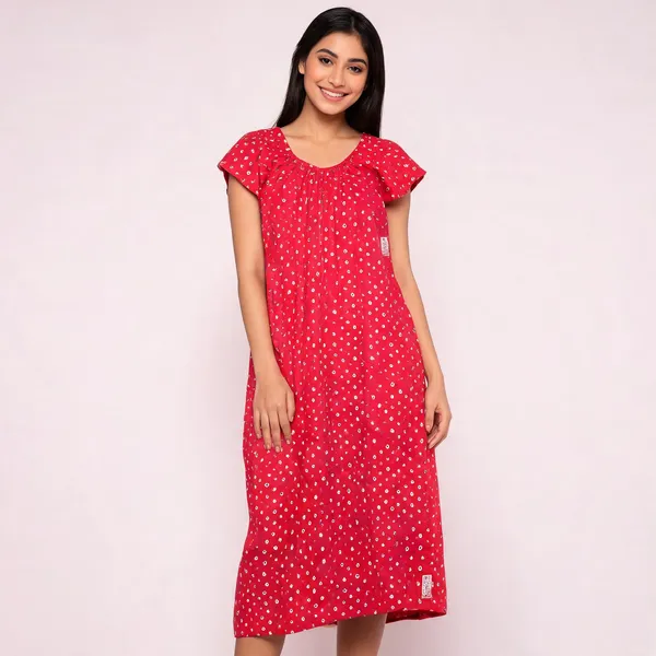 Pink_Cotton_Printed_Loose_Fit_Nighty_For_Women