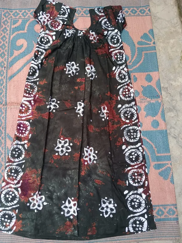 Black_Cotton_Batik_Print_Sleeveless_Maxi_Dress_For_Women
