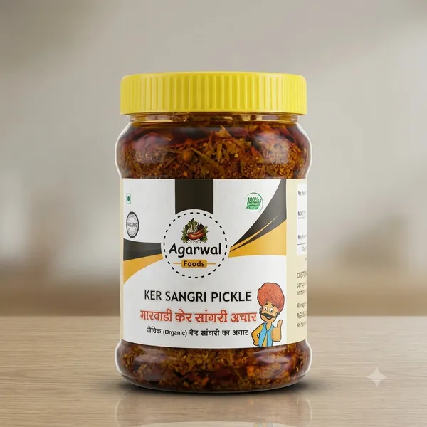 Rajasthani_Combo_Sangri,Kair_and_lehsun_chutney