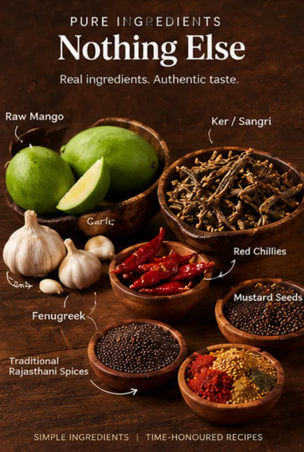 Agarwal_Foods_Authentic_Rajasthani_Pickle_Combo_–_Lehsun_Chutney,_Mix_Pickle_&_Ker_Sangri_Achaar