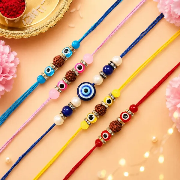 Rakhi_Set_Of_5_With_Roli_Chawal_Pack