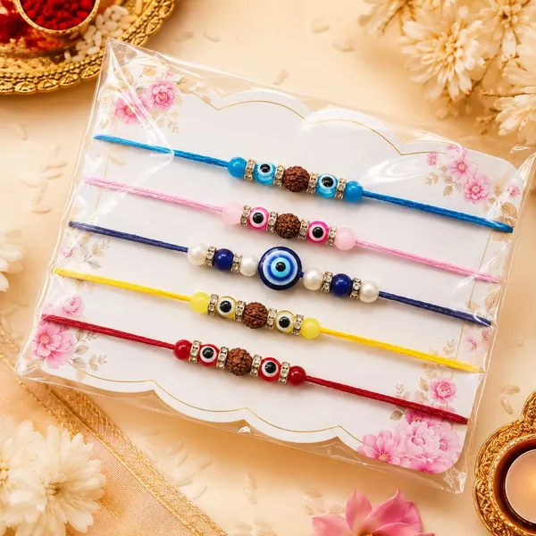Rakhi_Set_Of_5_With_Roli_Chawal_Pack