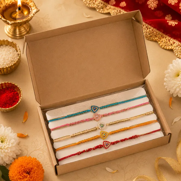 Rakhi_Set_Of_5_With_Roli_Chawal_Pack