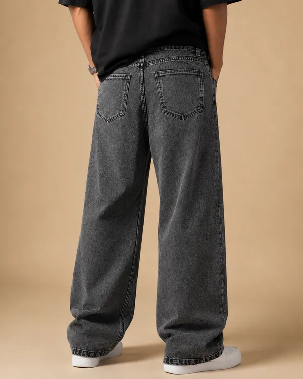 Light_Black_Charcoal_Washed_Jeans_For_Men